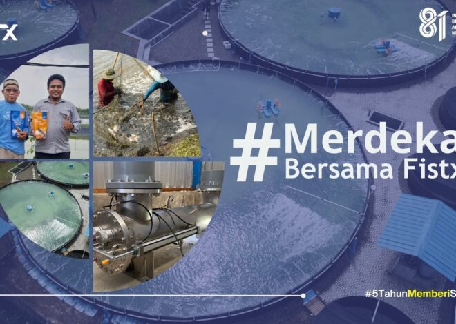 Bertepatan HUT ke-81 RI, FisTx Kenalkan Solusi Teknologi Terlengkap, Jadikan Tambak Merdeka Dari Masalah Klasik