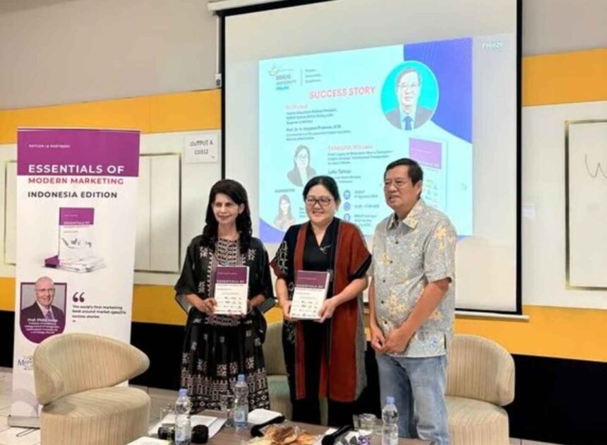 BINUS Online (BION) Menjadi Studi Kasus dalam Buku Kotler Indonesia edition, Angkat Pembelajaran dari Indonesian Marketing Success Stories